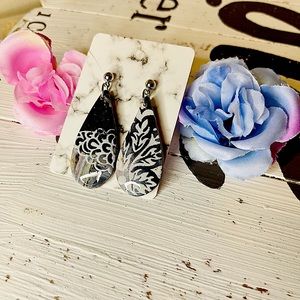 Handmade polymer clay earrings